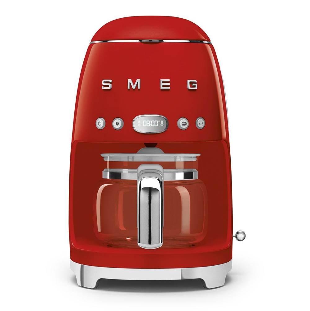 Smeg USA - 50's Retro Style 10 Cup Drip Filter Coffee Machine - Red