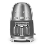 Smeg USA - 50's Retro Style 10 Cup Drip Filter Coffee Machine - Stainless Steel