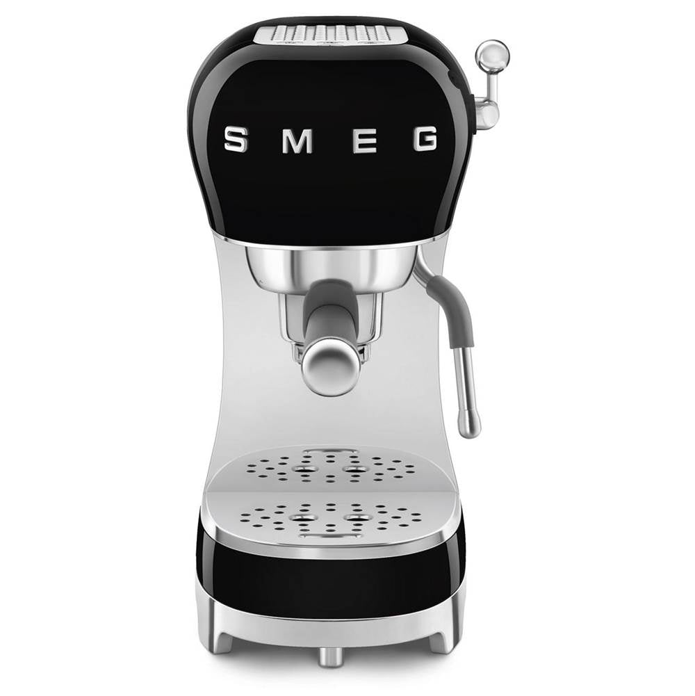 Smeg USA - New 50's Retro Style Aesthetic Espresso Coffee Machine - Black
