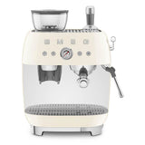 Smeg USA - 50's Retro Style Aesthetic Semi-Automatic Espresso Coffee Machine - Cream