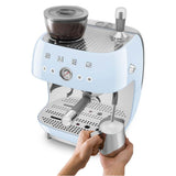 50's Retro Style Aesthetic Semi-Automatic Espresso Coffee Machine