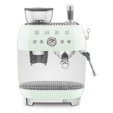 Smeg USA - 50's Retro Style Aesthetic Semi-Automatic Espresso Coffee Machine - Pastel Green