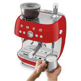 50's Retro Style Aesthetic Semi-Automatic Espresso Coffee Machine