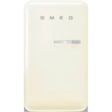Smeg USA - FAB10 Retro 22'' Refrigerator w/Freezer Compartment. Cream. Left Hinge - Cream