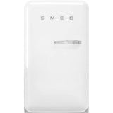 Smeg USA - FAB10 Retro 22'' Refrigerator w/Freezer Compartment. White. Left Hinge - White