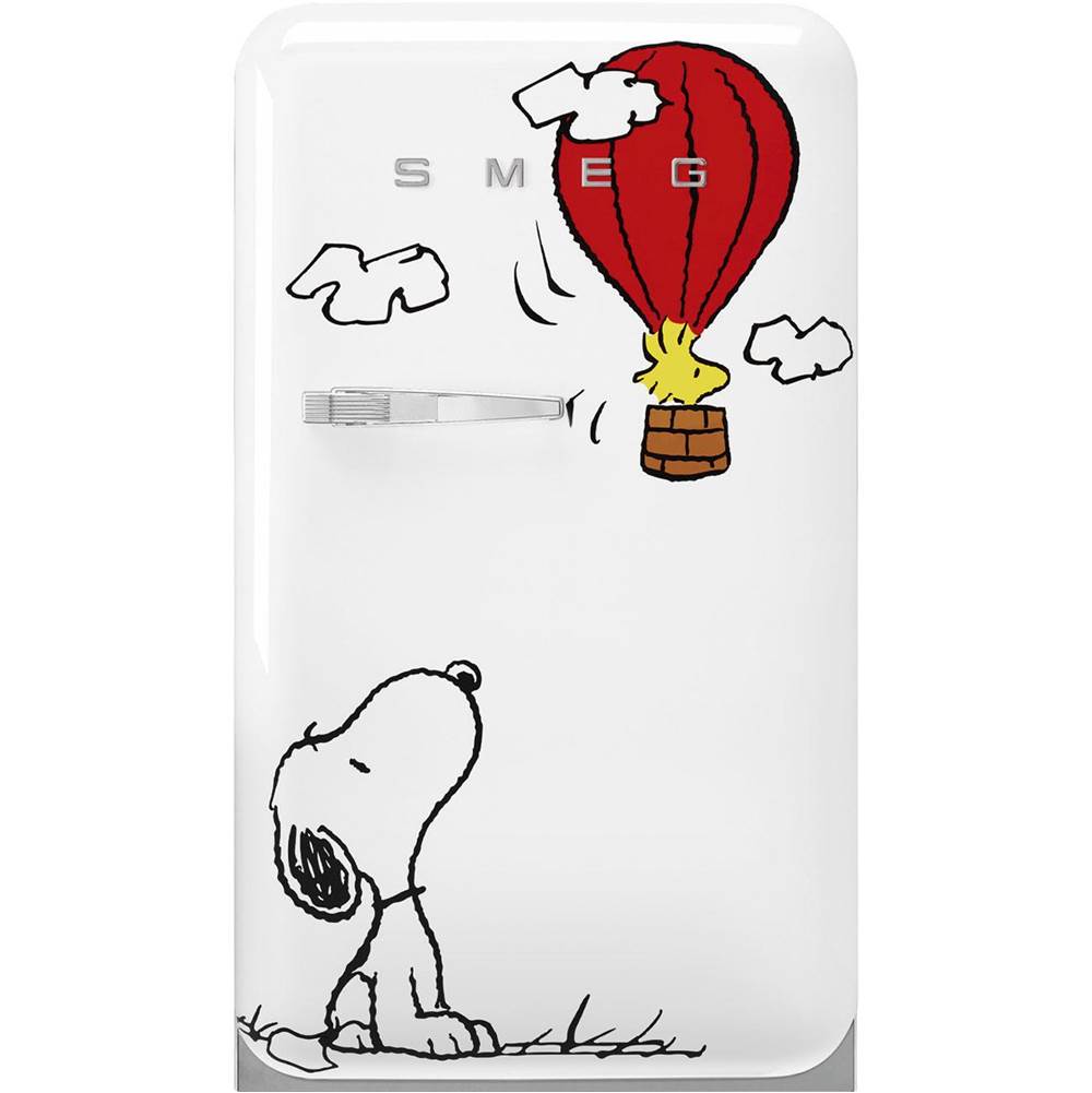 Smeg USA - FAB10 Retro 22'' Refrigerator w/Freezer Compartment. Snoopy. Right Hinge ONLY - Snoopy