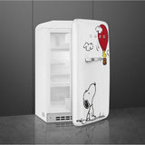 FAB10 Retro 22'' Refrigerator w/Freezer Compartment. Snoopy. Right Hinge ONLY