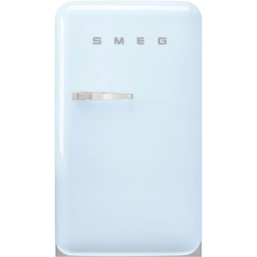 Smeg USA - FAB10 Retro 22'' Refrigerator w/Freezer Compartment. Pastel Blue. Right Hinge ONLY - Pastel Blue