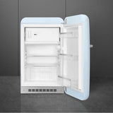 FAB10 Retro 22'' Refrigerator w/Freezer Compartment. Black. Right Hinge ONLY