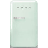 Smeg USA - FAB10 Retro 22'' Refrigerator w/Freezer Compartment. Pastel Green. Right Hinge ONLY - Pastel Green