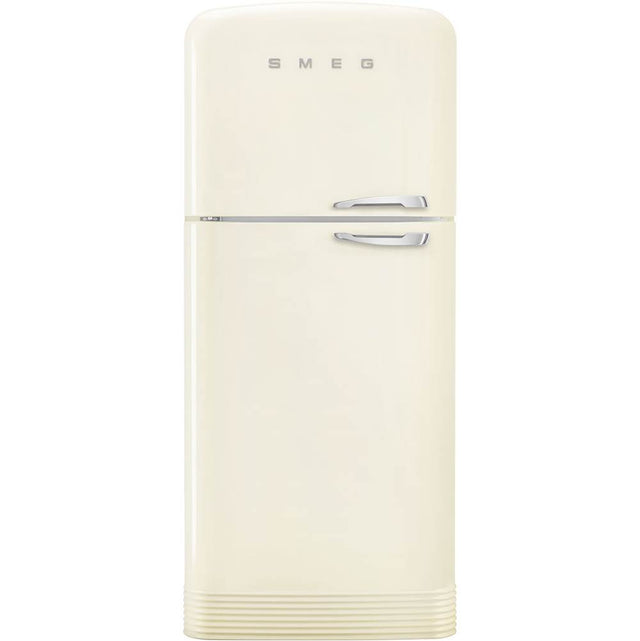Smeg USA - FAB50 Retro Refrigerator w/ Bottom Freezer, LEFT HINGE - Cream