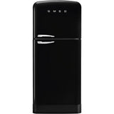 Smeg USA - FAB50 Retro Refrigerator w/ Bottom Freezer, RIGHT HINGE - Black