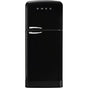Smeg USA - FAB50 Retro Refrigerator w/ Bottom Freezer, RIGHT HINGE - Black