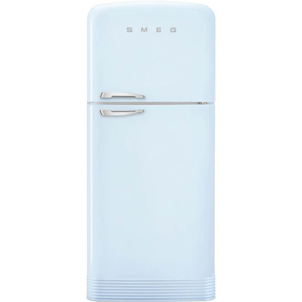 Smeg USA - FAB50 Retro Refrigerator w/ Bottom Freezer, RIGHT HINGE - Pastel Blue