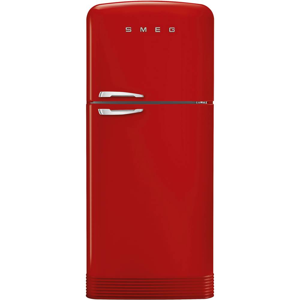 Smeg USA - FAB50 Retro Refrigerator w/ Bottom Freezer, RIGHT HINGE - Red