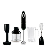 Smeg USA - Tritan Renew Updated 50's Retro Style Hand Blender W Acc - Black