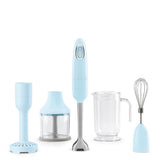 Smeg USA - Tritan Renew Updated 50's Retro Style Hand Blender W Acc - Pastel Blue