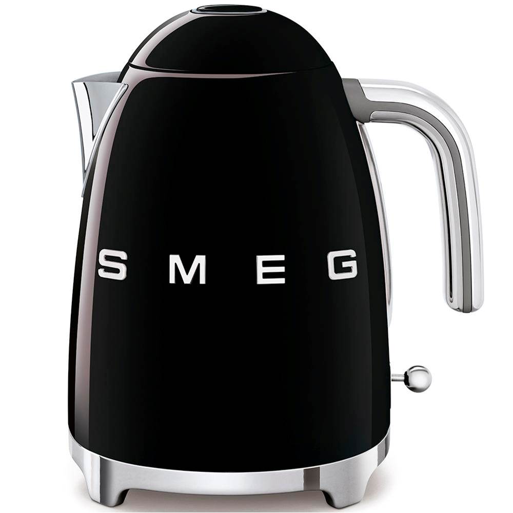 Smeg USA - 50's Retro Style Aesthetic 7-Cup Kettle - Black