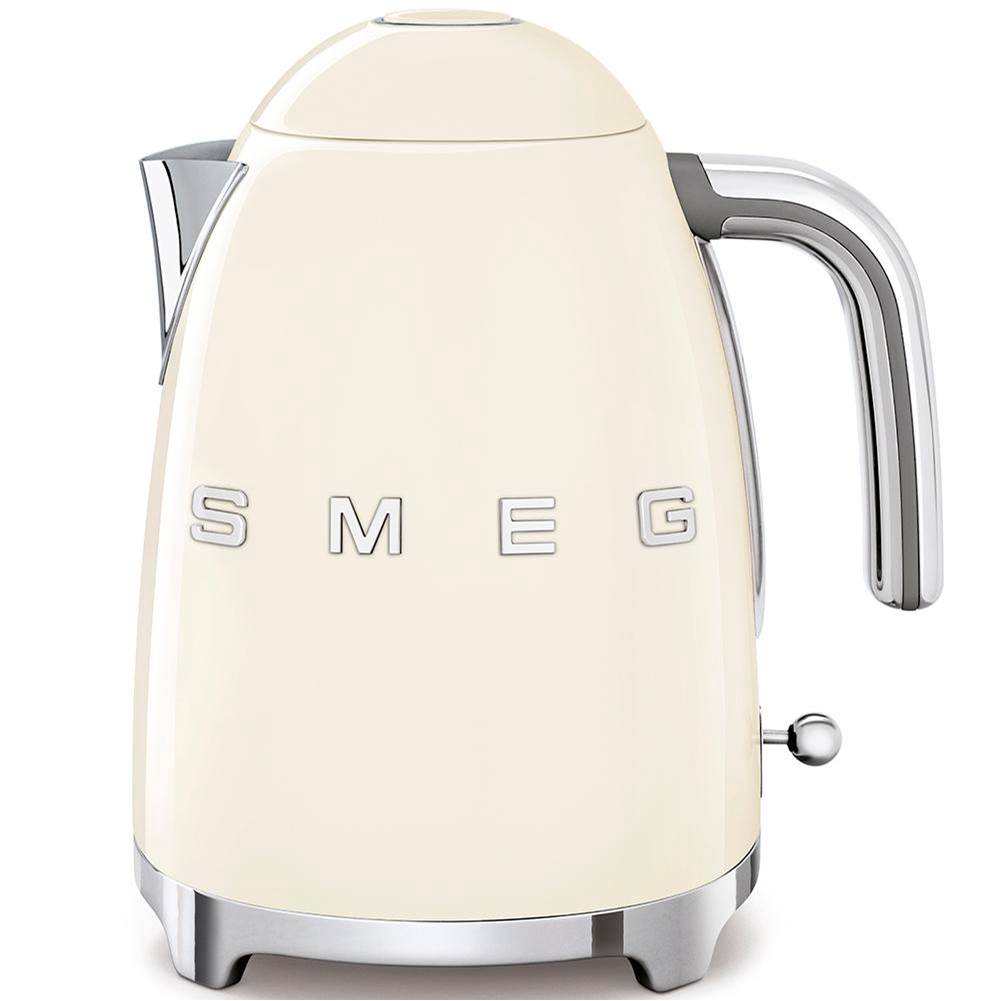 Smeg USA - 50's Retro Style Aesthetic 7-Cup Kettle - Cream