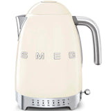 Smeg USA - 50's Retro Style Aesthetic 7 Cup Variable Temp Kettle - Cream