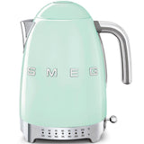 Smeg USA - 50's Retro Style Aesthetic 7 Cup Variable Temp Kettle - Pastel Green