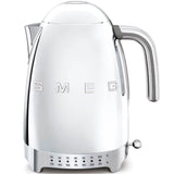 Smeg USA - 50's Retro Style Aesthetic 7 Cup Variable Temp Kettle - Stainless Steel