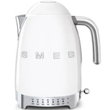 Smeg USA - 50's Retro Style Aesthetic 7 Cup Variable Temp Kettle - White