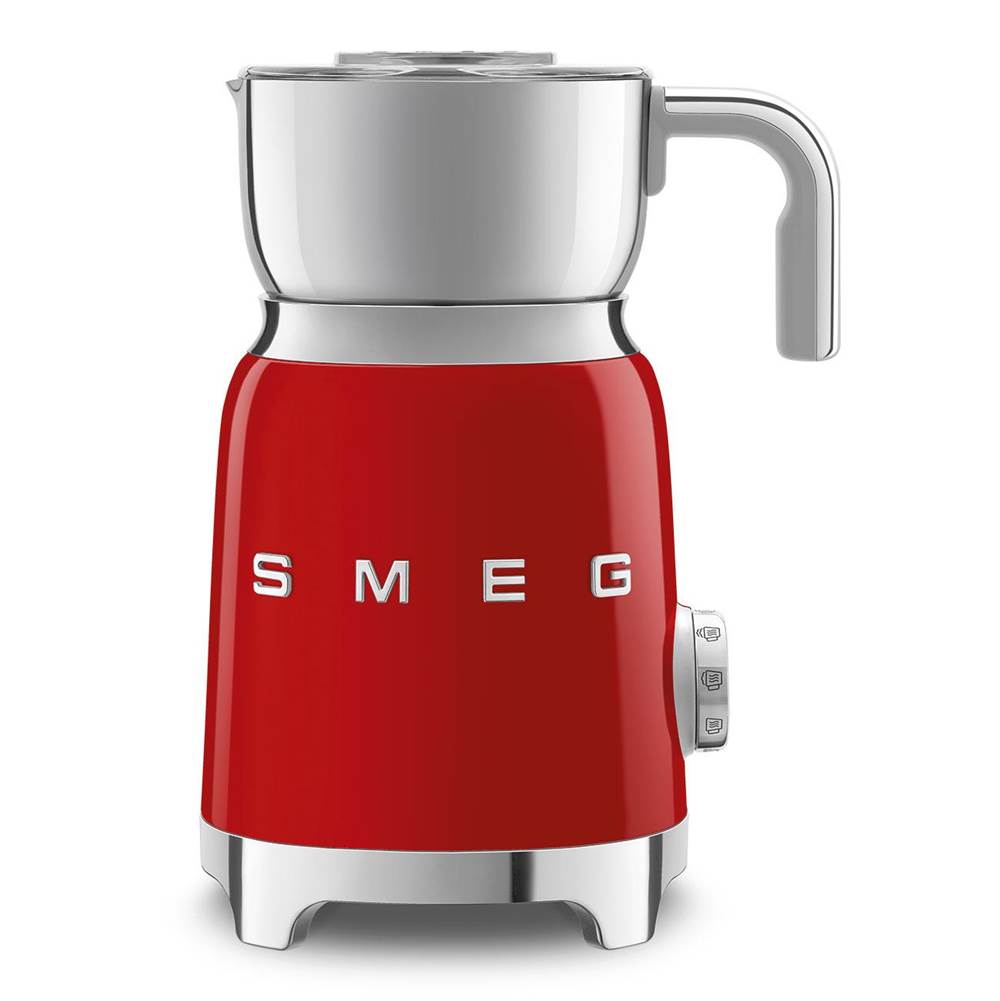 Smeg USA - Tritan Renew Updated 50S Retro Style Milk Frother - Red