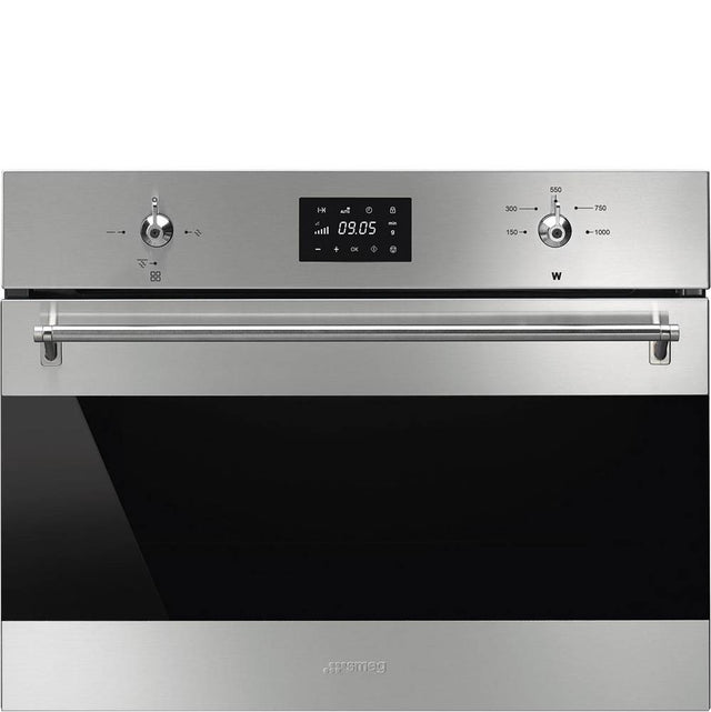 Smeg USA - 24'' Built-In Microwave Oven - Stainless Steel