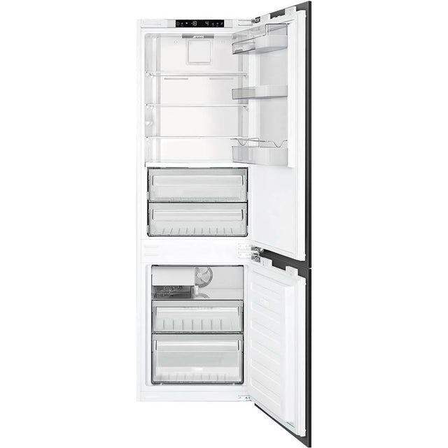 Smeg USA - 60 cm Fully-Integrated Refrigerator with Bottom-Freezer plus Automatic Ice Maker. Right Hinge (Field Reversible)