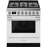Smeg USA - Portofino Series 30'' Range. Duel Fuel. White - White