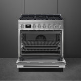 Portofino Series 30'' Range. Duel Fuel. Anthracite