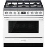 Smeg USA - Portofino Series 36'' Range. Duel Fuel. White - White