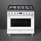 Portofino Series 36'' Range. Duel Fuel. Anthracite