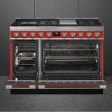 Portofino Series 48'' Range. Duel Fuel with Aux Oven. Anthracite