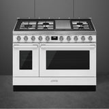 Portofino Series 48'' Range. Duel Fuel with Aux Oven. Anthracite