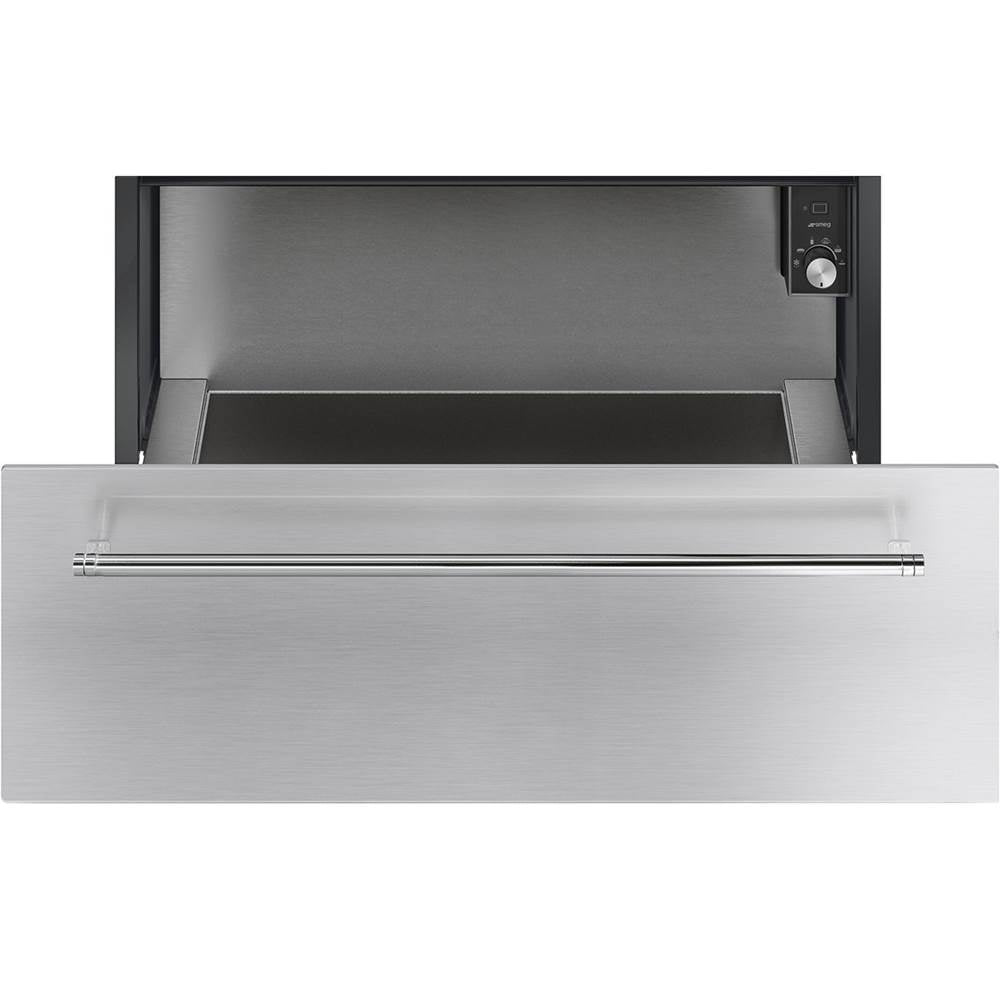 Smeg USA - Classic 30'' Warming Drawer. Stainless Steel - Fingerprint-Proof Stainless Steel