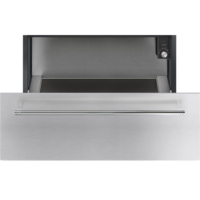 Smeg USA - Classic 30'' Warming Drawer. Stainless Steel - Fingerprint-Proof Stainless Steel