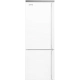 Smeg USA - FA490 Portofino 70cm Refrig w/ Bottom Freezer. 18 cu ft. White. Left Hinge - Gloss White