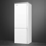 FA490 Portofino 70cm Refrig w/ Bottom Freezer. 18 cu ft. White. Left Hinge