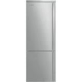 Smeg USA - FA490 Portofino 70cm Refrig w/ Bottom Freezer. 18 cu ft. Stainless Steel. Left Hinge - Gloss Stainless Steel