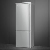 FA490 Portofino 70cm Refrig w/ Bottom Freezer. 18 cu ft. White. Left Hinge