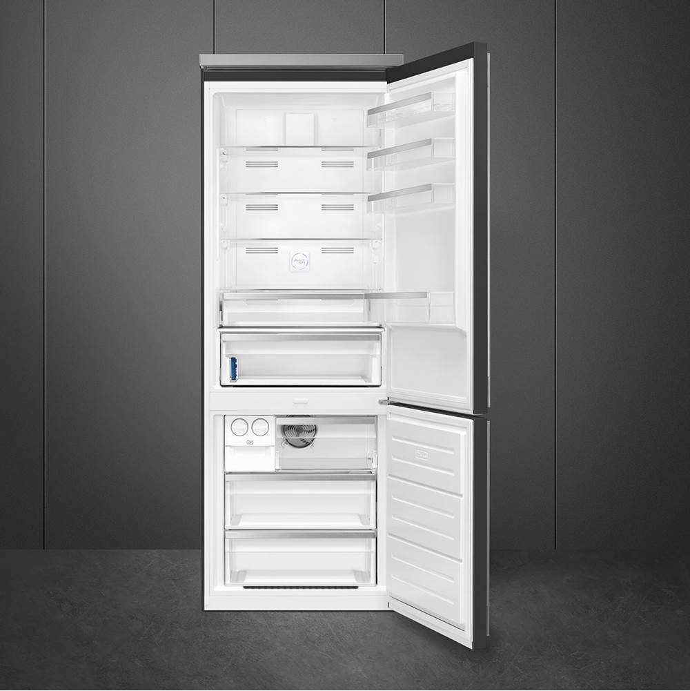 FA490 Portofino 70cm Refrig w/ Bottom Freezer. 18 cu ft. Anthracite. Right Hinge ONLY