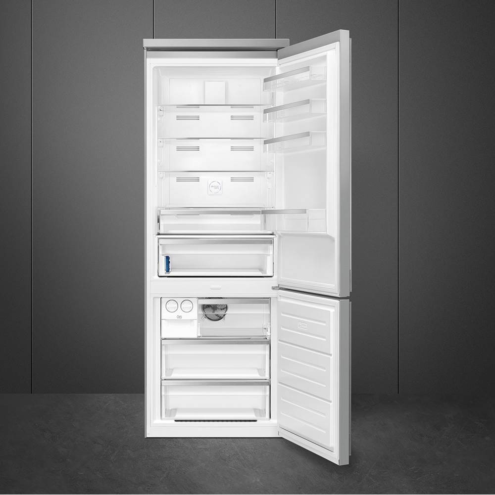 FA490 Portofino 70cm Refrig w/ Bottom Freezer. 18 cu ft. Anthracite. Right Hinge ONLY