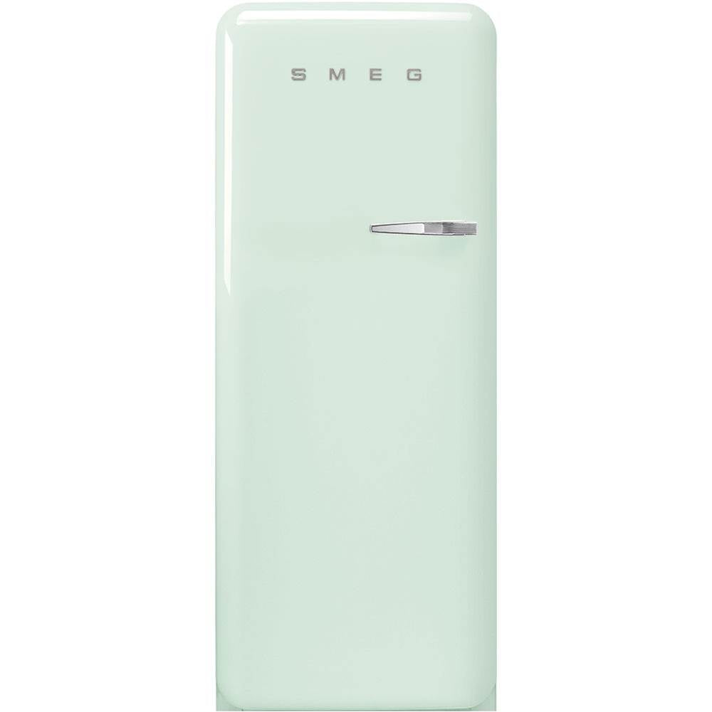 Smeg USA - Fab28 Retro 60 cm Refrigerator with Freezer Compartment. Pastel Green. Left Hinge - Gloss Pastel Green