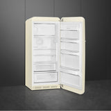 Fab28 Retro 60 cm Refrigerator with Freezer Compartment. Blue. Right Hinge