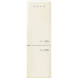 Smeg USA - Fab32 Retro 60 cm Refrigerator with Bottom-Freezer. Cream. Left Hinge - Gloss Cream