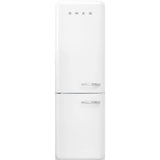Smeg USA - Fab32 Retro 60 cm Refrigerator with Bottom-Freezer. White. Left Hinge - Gloss White