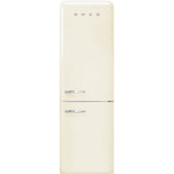 Smeg USA - Fab32 Retro 60 cm Refrigerator with Bottom-Freezer. Cream. Right Hinge - Gloss Cream