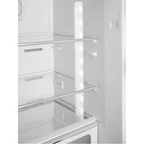 Fab32 Retro 60 cm Refrigerator with Bottom-Freezer. Black. Right Hinge
